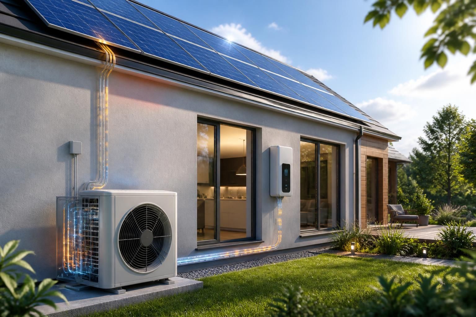 découvrez comment coupler efficacement une pompe à chaleur air-eau avec des panneaux solaires pour maximiser votre autoconsommation énergétique et réduire vos factures d'électricité.