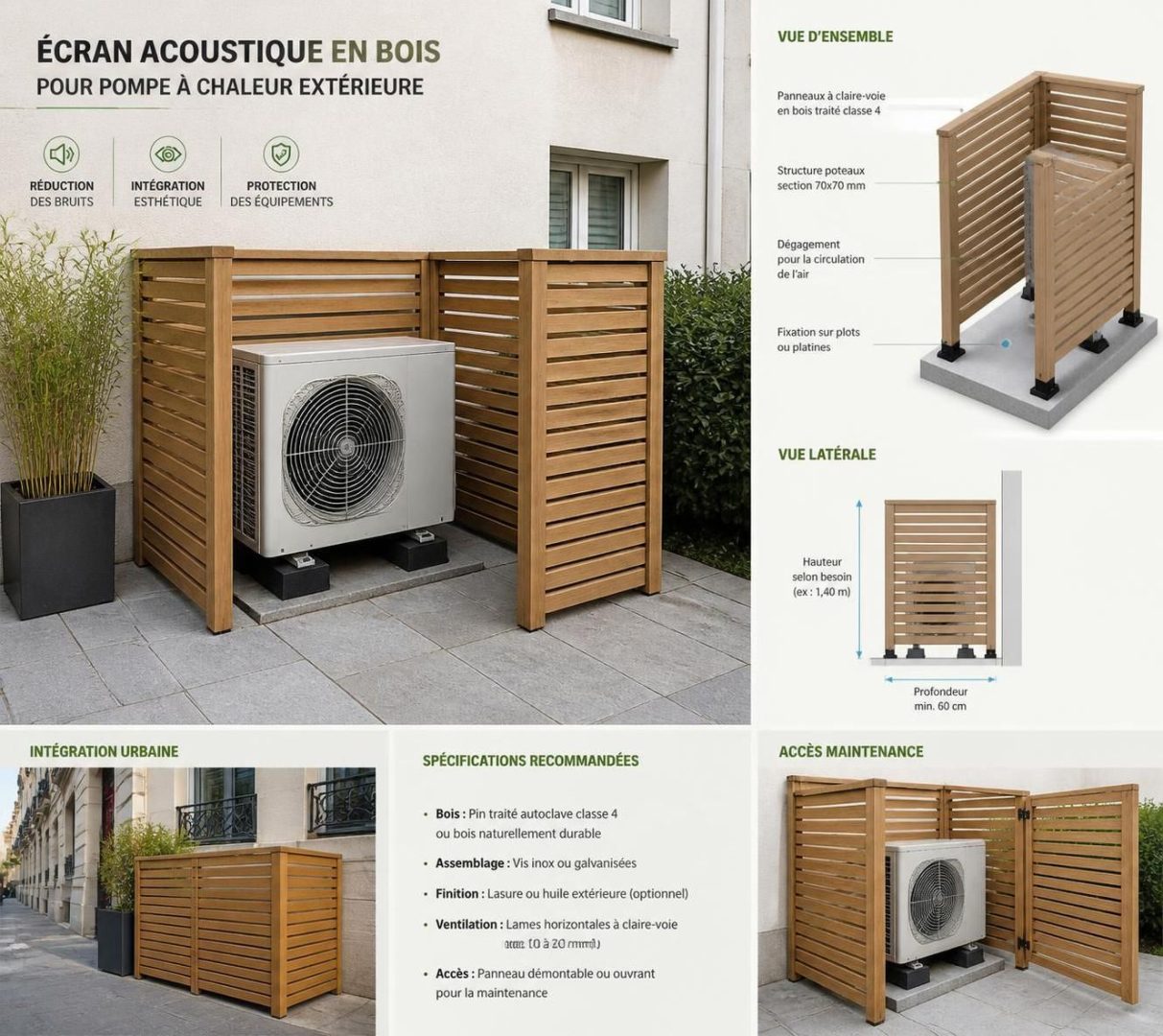 découvrez comment mesurer le bruit réel d'une pompe à chaleur air-eau à un mètre de chez le voisin et ce qu'il faut savoir pour garantir le confort acoustique.