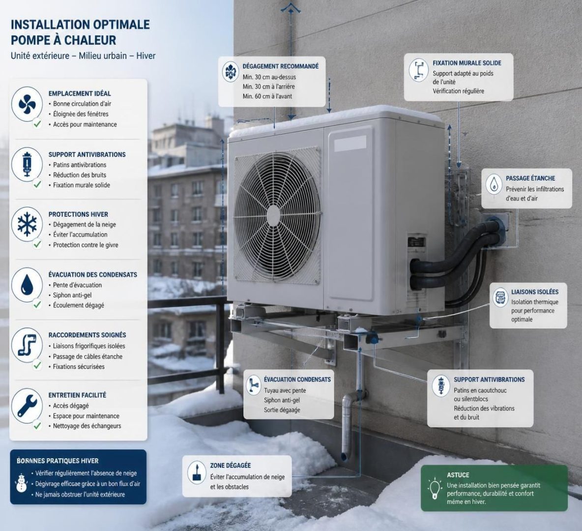 découvrez les erreurs courantes à éviter lors du premier hiver avec une pompe à chaleur pour garantir confort et économies d'énergie.