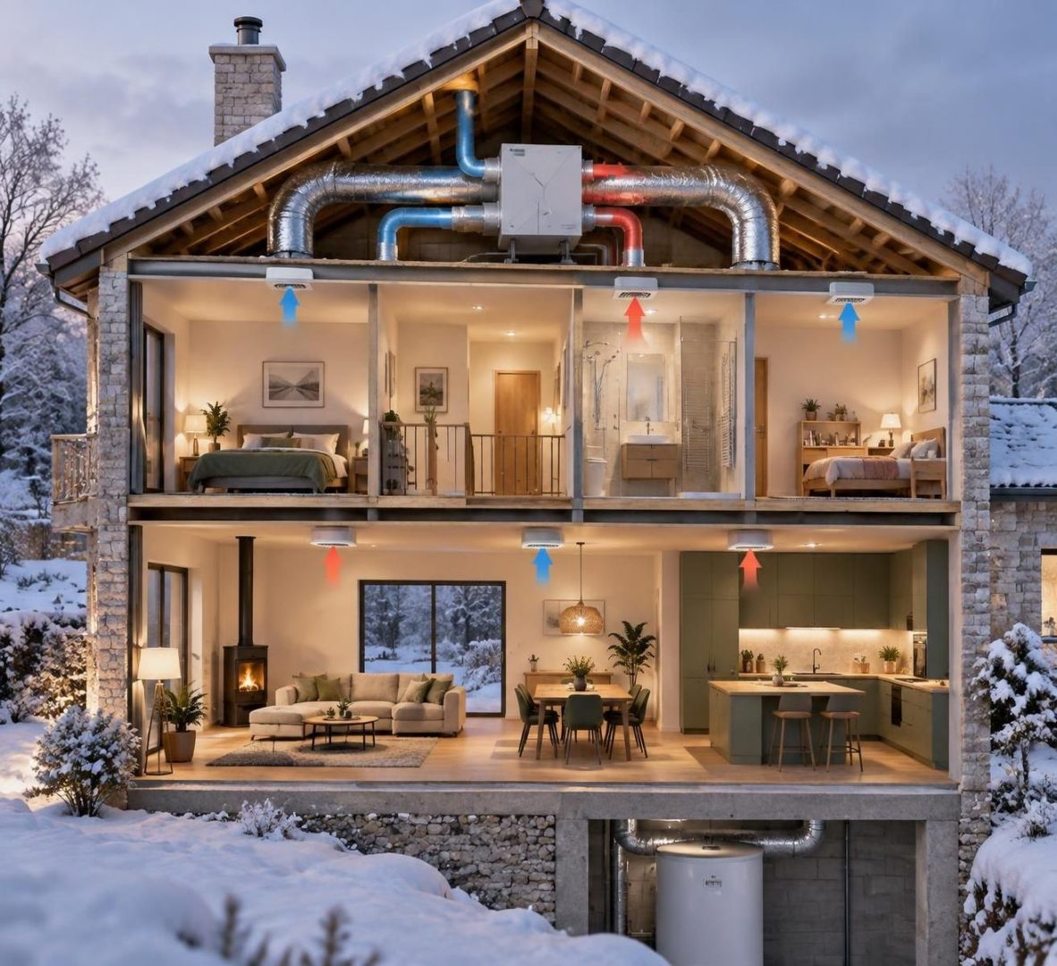 découvrez comment une vmc double flux réduit les pertes de chaleur en hiver et peut alléger votre facture de chauffage, selon votre logement et son installation.