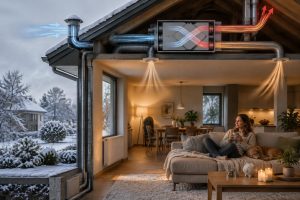 découvrez comment une vmc double flux réduit les pertes de chaleur et peut alléger votre facture de chauffage en hiver.