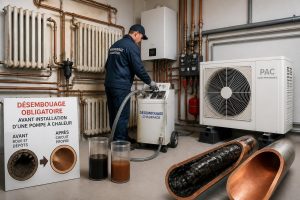 découvrez pourquoi le désembouage est indispensable avant l'installation d'une pompe à chaleur sur un ancien circuit de radiateurs pour garantir performance et durabilité.