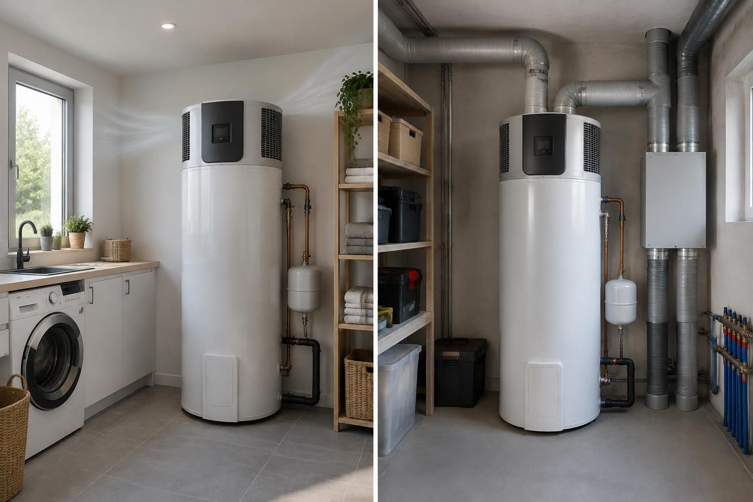 découvrez les différences entre un ballon thermodynamique sur air ambiant et sur air extrait de vmc : fonctionnement, installation et performances.